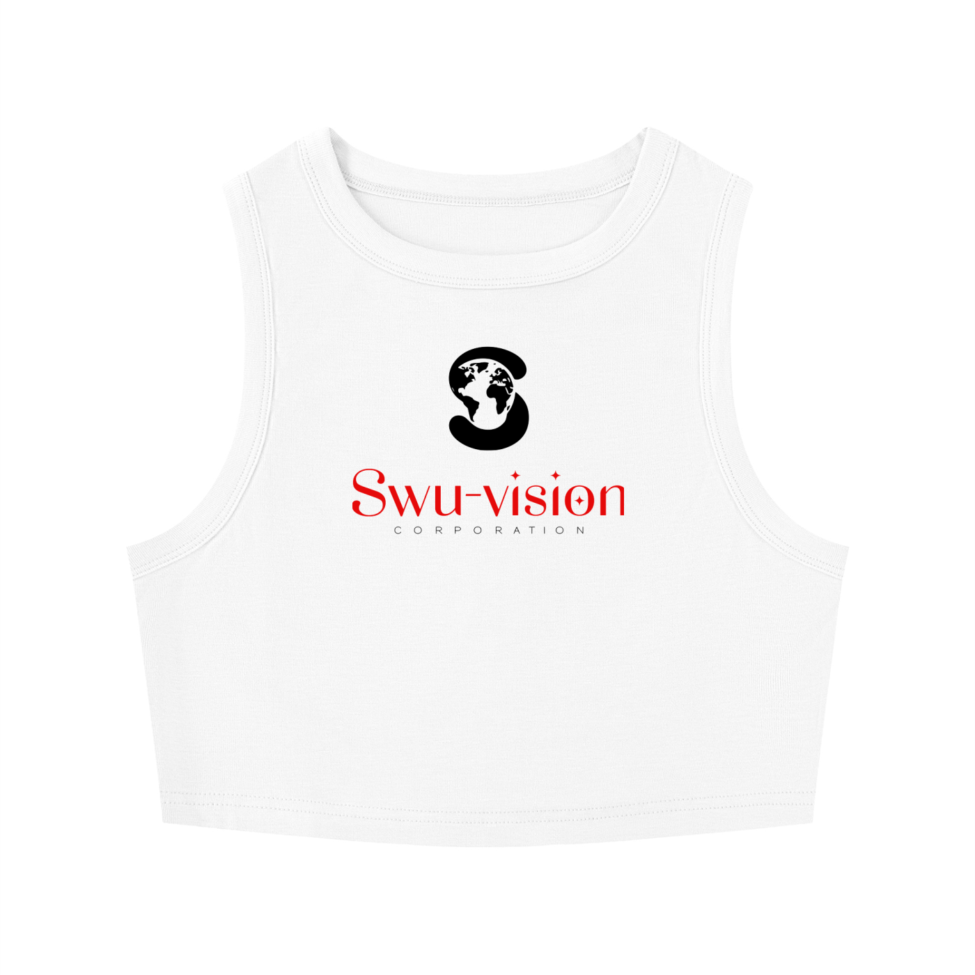 Women's Tight Crewneck Crop Tank Top
