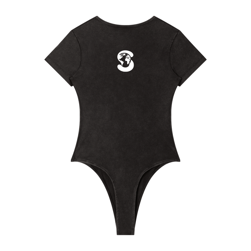 Women's Mineral Wash Crewneck Bodysuit