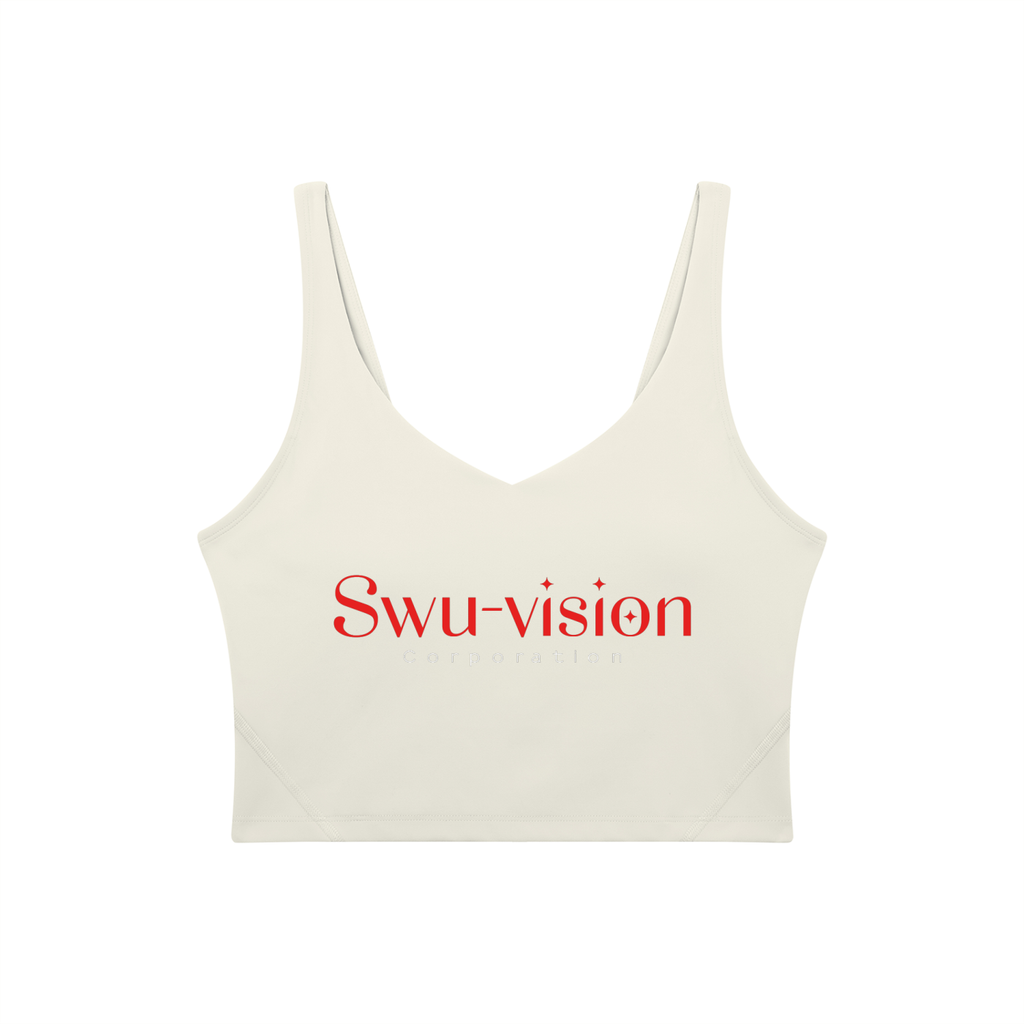 Women's V-Neck Yoga Sports Bra