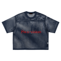 See-through Boxy Net T-Shirt